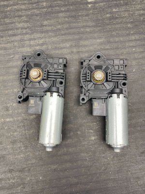 2018-2024 BMW X3 Panoramic Sunroof Glass and Shade Motor Set (Used OEM)