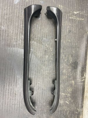 2019-2022 BMW X7 Black Center Console Trim Cover Panel Set - Front (Used OEM)
