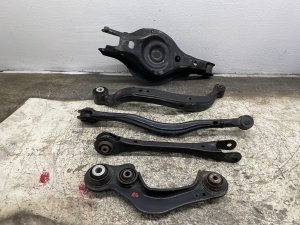 2024-2025 Toyota Grand Highlander Upper and Lower Suspension Control Arm Set - Rear, Left (Driver) (Used OEM)