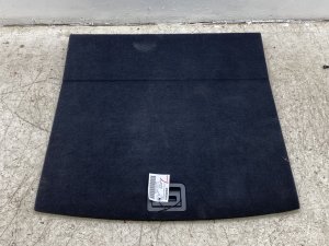 2011-2018 Porsche Cayenne Black Carpeted Trunk Floor Mat Cargo Cover - Rear (Used OEM)