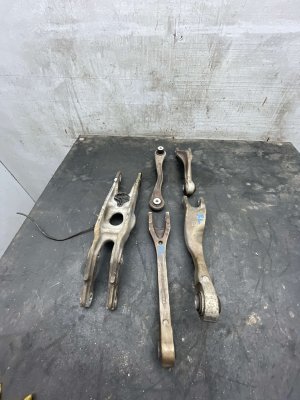 2017-2021 Mercedes-Benz C280 Upper and Lower Suspension Control Arm Set - Rear, Left (Driver) (Used OEM)