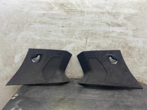 2019-2022 BMW X7 Black Quarter D-Pillar Upper Trim Panel Set - Rear (Used OEM)