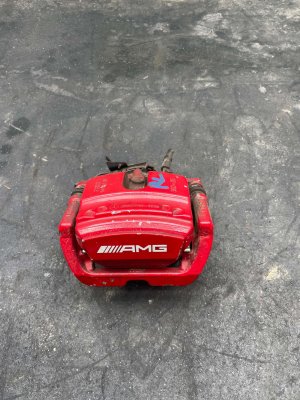 2019-2022 Mercedes-Benz AMG GT 53 Red Disc Brake Caliper - Rear, Left (Driver) (Used OEM)