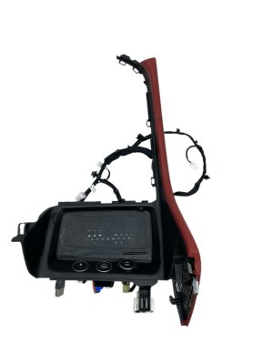 2021-2023 Genesis G70 Red Center Console Wireless Charger with Trim Panel (Used OEM)