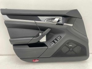 2014-2016 Porsche Panamera Door Interior Trim Panel - Front, Left (Driver) (Used OEM)