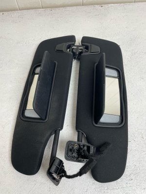 2024-2026 Ford Mustang Black Sun Visor with Universal Garage Door Opener (Used OEM)