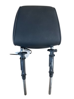 2023-2025 Genesis GV60 Black Seat Leather Headrest - Front, Left (Driver) (Used OEM)