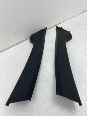 2023-2024 Subaru Solterra Black Windshield A-Pillar Trim Panel Cover Set - Front (Used OEM)