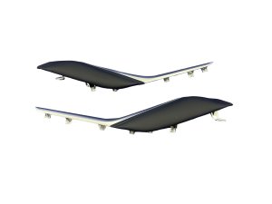 2023-2026 BMW M2 Black Center Console Trim Panel Set - Front (Used OEM)