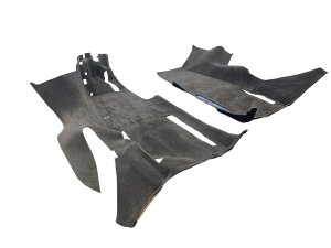 2020-2025 McLaren GT Black Interior Floor Liner Carpet Mat Set (Used OEM)