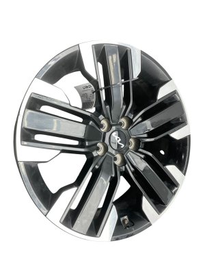 2023-2025 Kia Telluride Black 20x7.5 5 Triple-Spoke Machined Black Alloy Wheel (Used OEM)