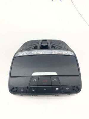 2017-2018 Mercedes-Benz C280 Roof Overhead Console with Dome Light - Front (Used OEM)