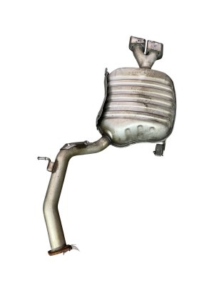 2020-2025 Kia Telluride Muffler and Exhaust Pipe Assembly with Tips - Rear (Used OEM)