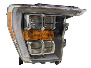 2021-2023 Ford F-150 LED Reflector Headlight Assembly - Front, Right (Passenger) (Used OEM)