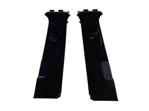 2011-2018 Porsche Cayenne Black B-Pillar Column Trim Panel Set (Used OEM)