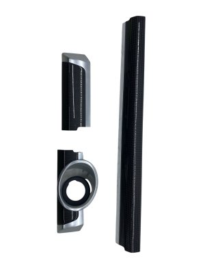 2011-2018 Porsche Cayenne Black Dashboard Cover Panel Trim Molding Set (Used OEM)