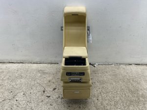 2004-2011 Bentley Continental Beige Center Console Armrest Assembly - Rear (Used OEM)