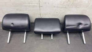 2014-2024 Toyota 4Runner Black 2nd Row Seat Headrest Set - Rear, Right (Passenger) (Used OEM)