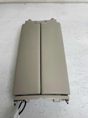 2017-2023 Mercedes-Benz E500 Beige Center Console Storage Lid and Folding Armrest Assembly (Used OEM)