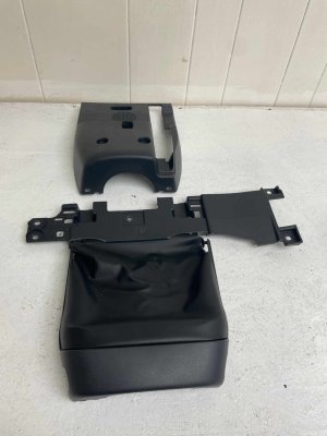 2024-2026 Ford Mustang Upper and Lower Steering Column Trim Cover Shroud Set (Used OEM)