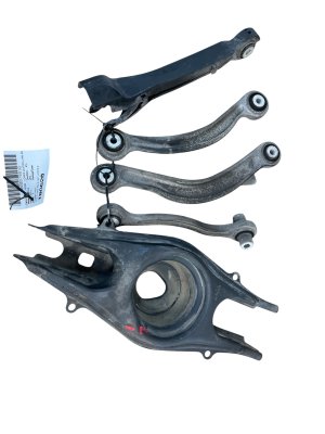 2012-2018 Mercedes-Benz CLS550 Upper and Lower Control Arm Set - Rear, Left (Driver) (Used OEM)