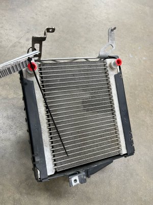 2016 Mercedes-Benz E350 Black Wheel Arch Mounted Auxiliary Radiator - Front (Used OEM)