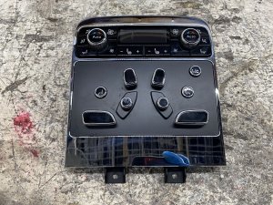2006-2013 Bentley Flying Spur Console Seat and Climate Control Switch Panel - Rear (Used OEM)