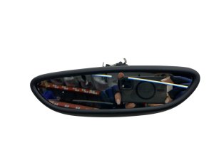 2011-2018 Porsche Cayenne Black Manual Dimming Interior Rear View Mirror (Used OEM)
