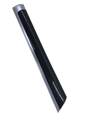 2011-2018 Porsche Cayenne Black Interior Door Panel Trim Molding - Rear, Right (Passenger) (Used OEM)