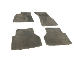 2019-2025 Audi A6 Black Front and Rear Carpet Floor Mat Set (Used OEM)