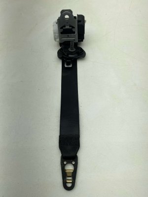 2017-2025 Audi Q7 Black 3rd Row Seat Belt Assembly - Rear, Left (Driver) (Used OEM)
