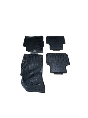 2017-2026 Audi Q7 Front and Rear All-Weather Rubber Floor Mat Set (Used OEM)