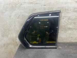 2019-2025 BMW X7 Quarter Glass with Black Molding - Rear, Right (Passenger) (Used OEM)
