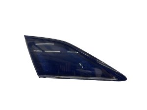 2019-2025 Audi A6 Black Quarter Window Glass with Black Trim - Rear, Left (Driver) (Used OEM)
