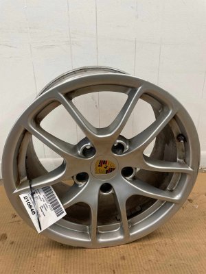 2017-2025 Porsche Boxster Silver 18x9.5 Triangle Spoke Silver Alloy Wheel (Used OEM)