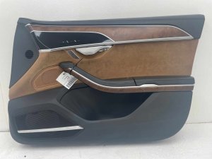 2019-2023 Audi A8 Black Door Interior Trim Panel - Front, Right (Passenger) (Used OEM)