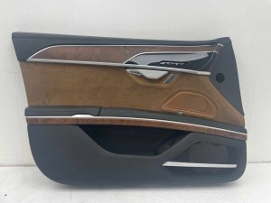 2019-2024 Audi A8 Black Door Interior Trim Panel - Front, Left (Driver) (Used OEM)