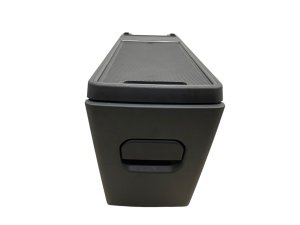 2024-2025 Kia EV9 Black Sliding Floor Center Console with Sliding Tray - Front (Used OEM)