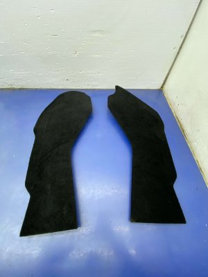  Tesla Model 3 Black Forward Console Side Trim Panel Set (Used OEM)