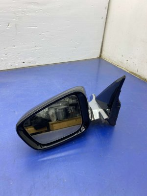 2016-2022 BMW 740i Gray Power Heated Door/Side View Mirror with Camera - Front, Left (Driver) (Used OEM)