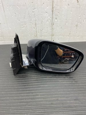 2018-2021 BMW 740i Gray Power Folding Heated Blind Spot Door/Side View Mirror with Camera - Front, Right (Passenger) (Used OEM)