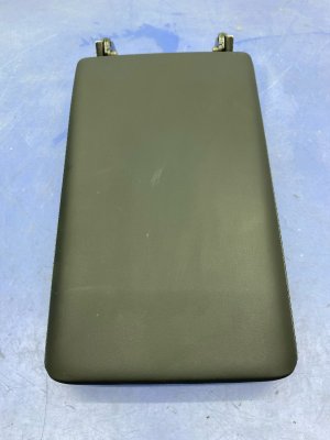  Tesla Model 3 Black Center Console Lid Armrest - Front (Used OEM)