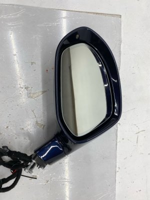 2011-2018 Bentley Continental Blue Power Heated Power Folding Auto Dimming Door/Side View Mirror - Front, Left (Driver) (Used OEM)