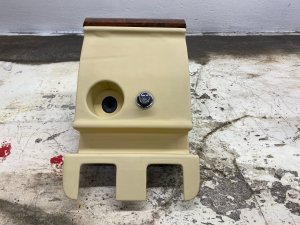 2011-2018 Bentley Continental Beige Center Console Stowage Compartment Trim Cover Panel (Used OEM)
