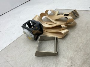 2003-2011 Bentley Continental Beige Center Seat Belt Assembly - Rear, Left (Driver) (Used OEM)