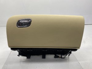 2004-2018 Bentley Continental Beige Dash Glove Box Storage Compartment - Front (Used OEM)