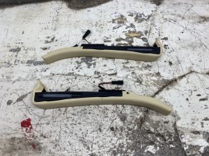 2011-2018 Bentley Continental Beige Parcel Deck Shelf Trim Panel Set - Rear (Used OEM)
