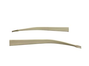2011-2018 Bentley Continental Beige Door Trim Cover Panel Set - Front (Used OEM)