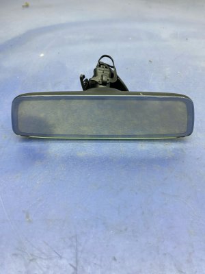  Tesla Model 3 Black Interior Rear View Mirror with Trim Cap - Front (Used OEM)