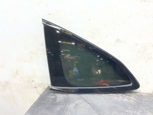 2022-2026 Acura MDX Black Quarter Glass Window with Black Trim - Rear, Left (Driver) (Used OEM)